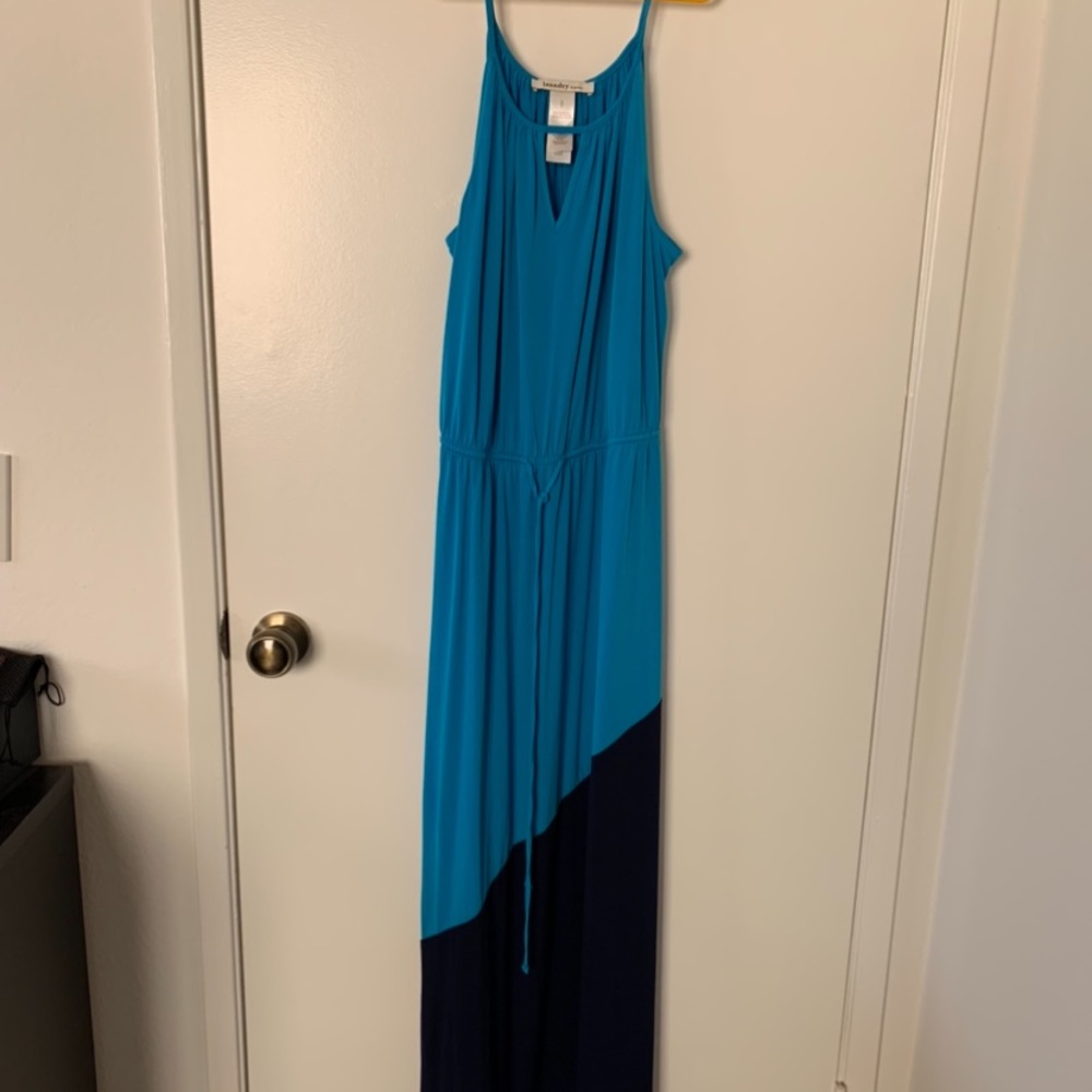 Laundry- blue maxi dress